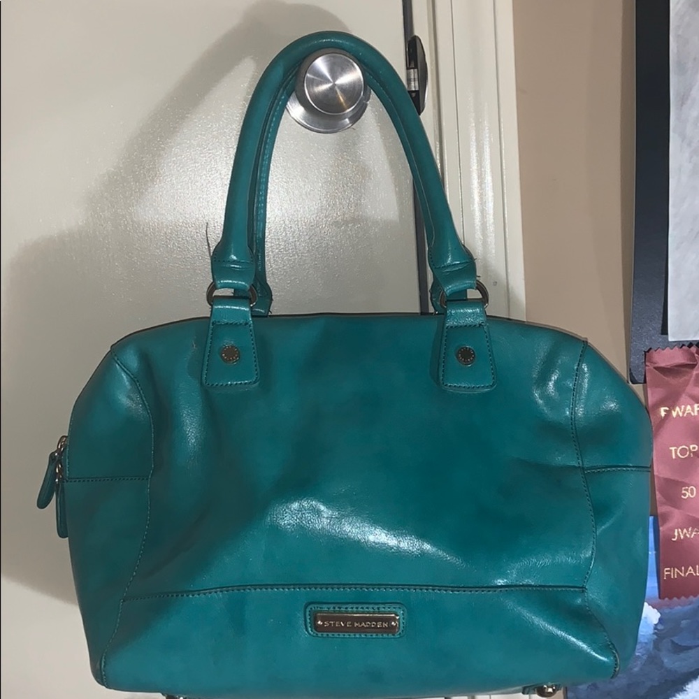 Steve Madden teal colored bag